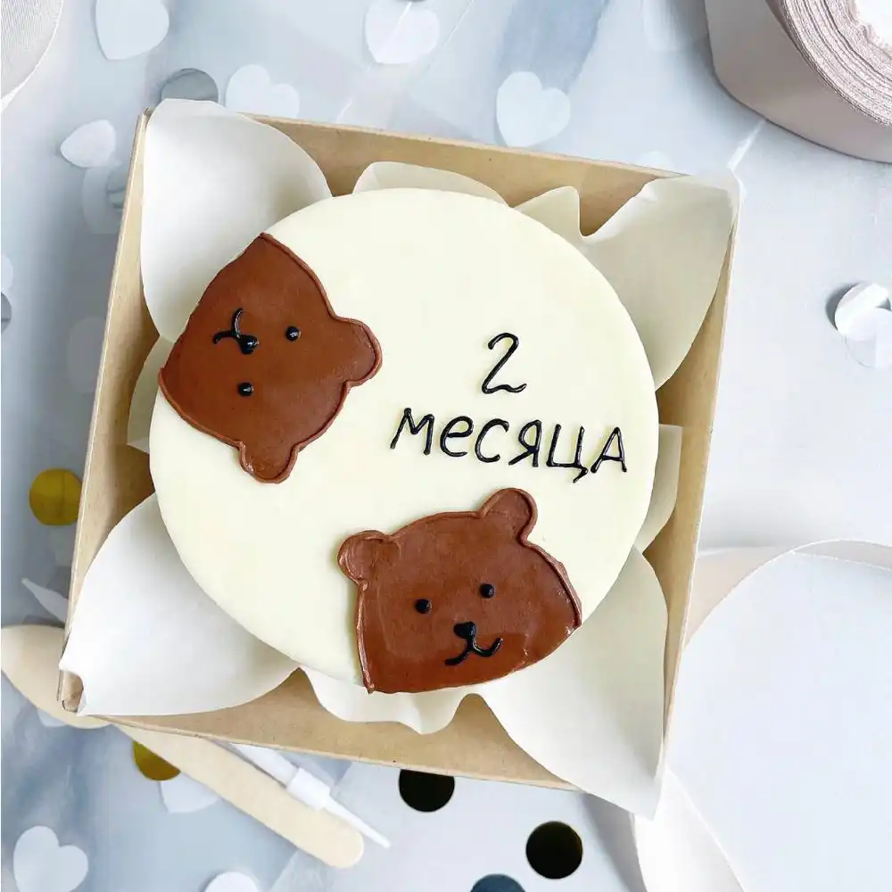 бенто торт на 2 месяца