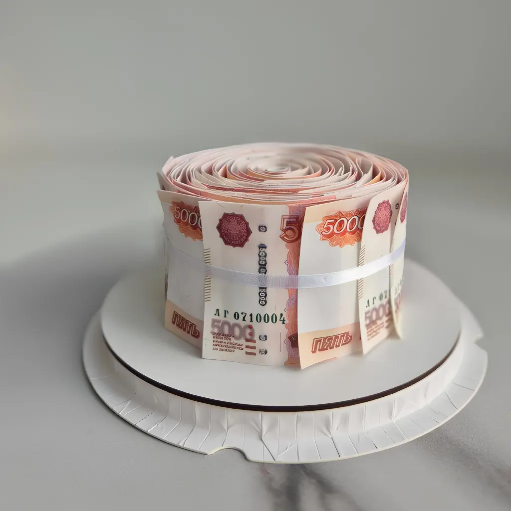 Торт с купюрами