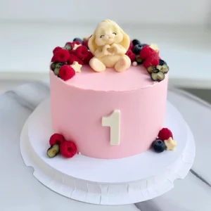 торт на 1 годик девочке