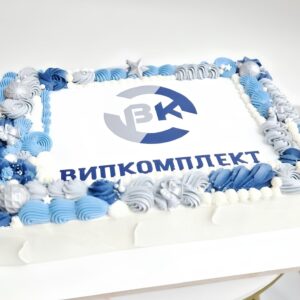 Корпоративный новогодний торт для офисного праздника