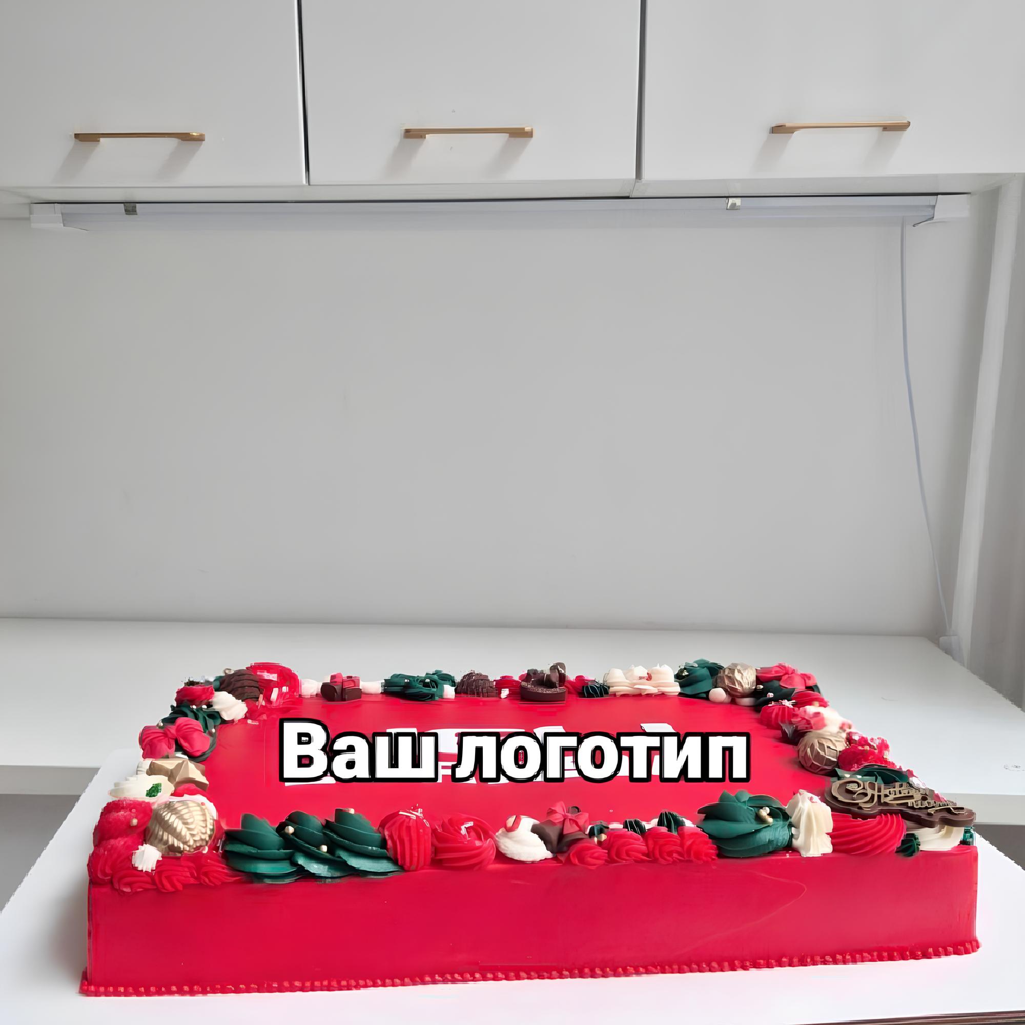 корпоративный новогодний торт в москве