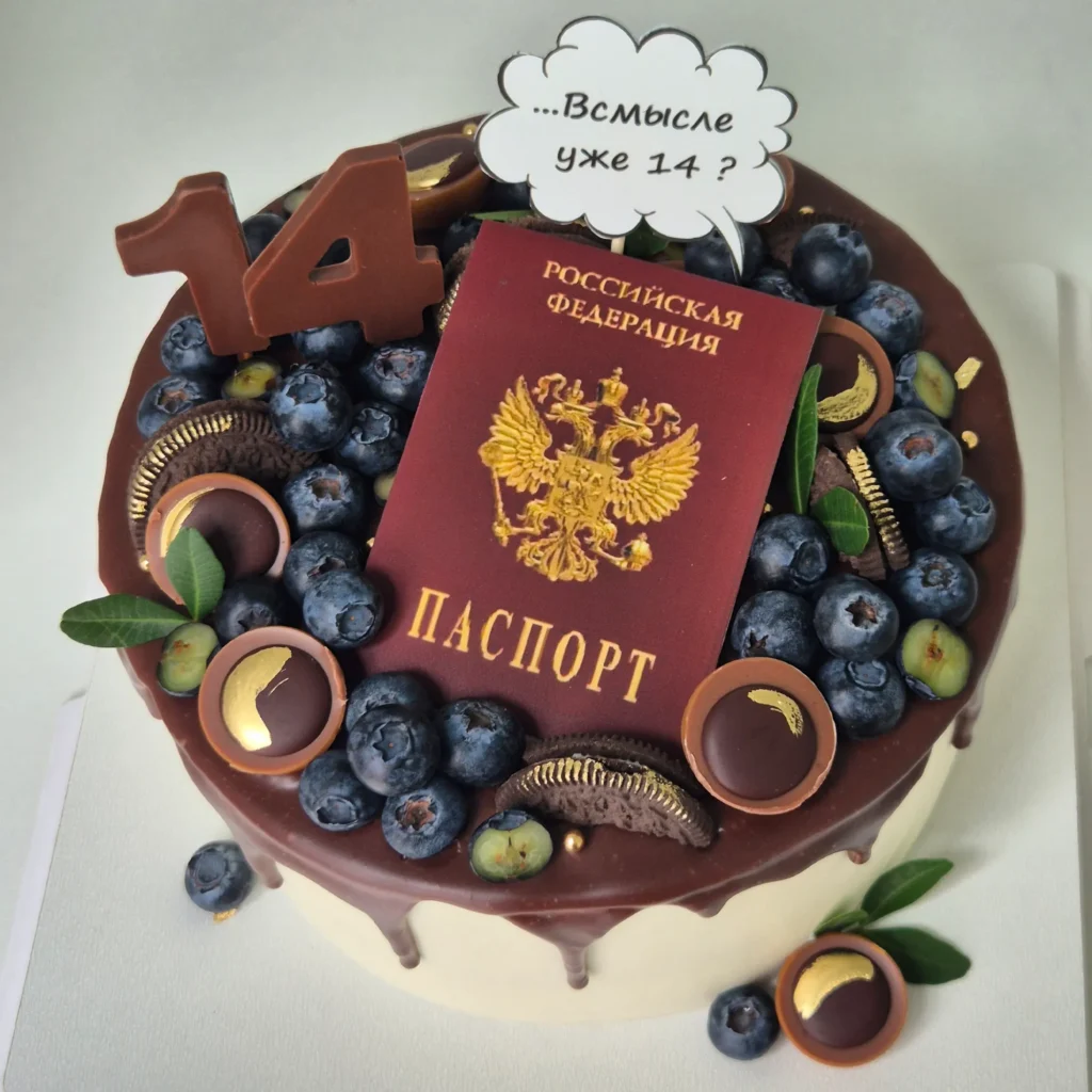 Торт на 14 лет